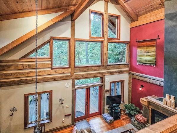Interior - Riverfront Bungalow with Hot Tub on Sandy River (Rhododendron)