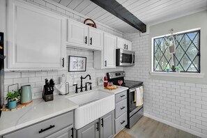 Microwave, oven, stovetop