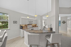 Private kitchen -  resort-style living in this beautiful two-bedroom condo in Lely resort (Naples)