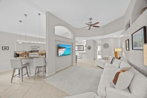 Living area -  resort-style living in this beautiful two-bedroom condo in Lely resort (Naples)