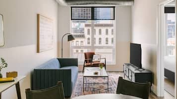 TV, stereo, offices