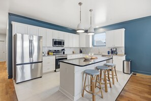 Fridge, microwave, oven, stovetop - Golf Sim, Theater, Games, Walk to Beach, Sleeps 28 (North Myrtle Beach)