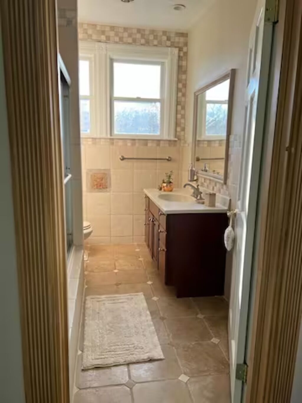 Towels, soap, toilet paper