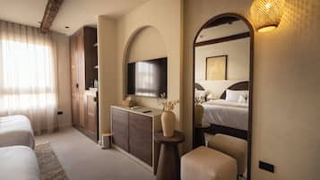 Deluxe Triple Room, Multiple Beds, Mountain View | Free WiFi, bed sheets