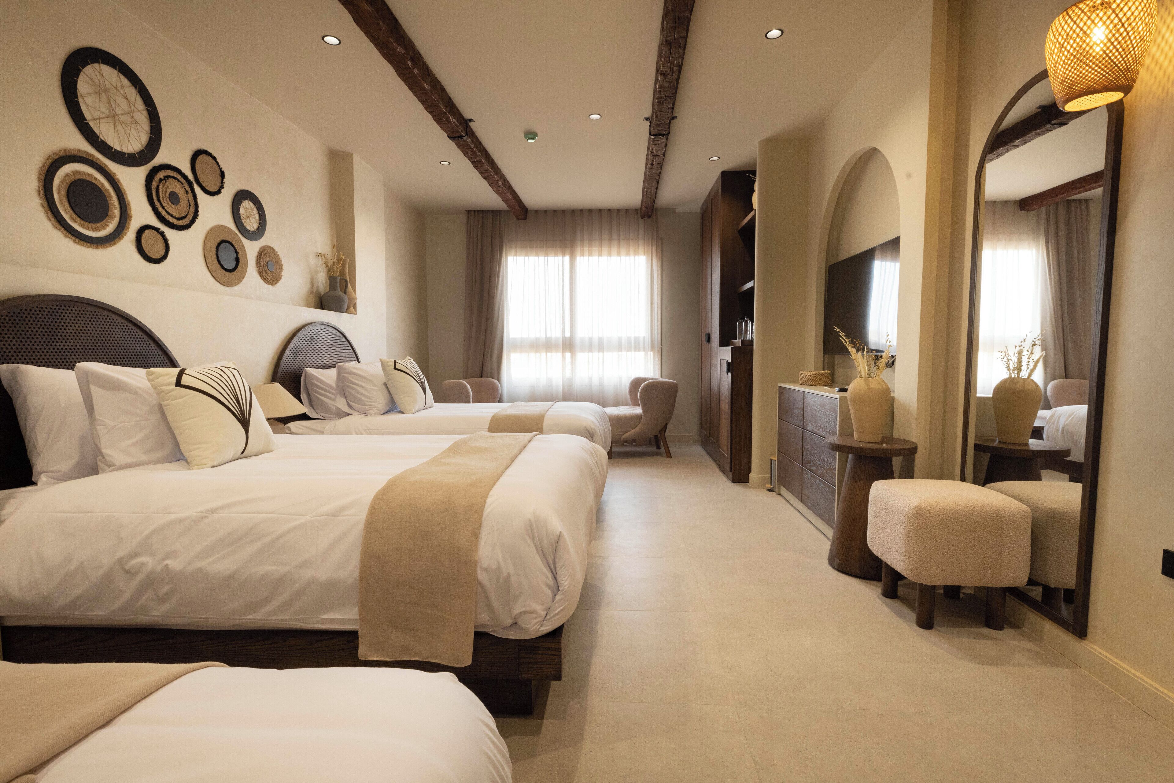 Tripla Deluxe, 3 letti singoli, vista montagna