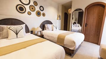 Habitación Deluxe, 2 camas individuales, vista a la montaña | Wifi gratis y ropa de cama