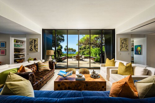 Directly on Beach! Secluded Oceanfront Estate with Casita, Private Pool & Spa