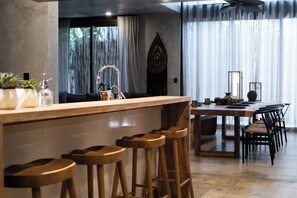 Dining - Luxury Trio Villas, 7 Pools, 12 BRs, 32 Pax (Tulum)