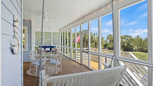 Historic Isle of Palms Retreat Near the Beach w/ Pool & Screened Porch Roosevelt Retreat by Avantstay