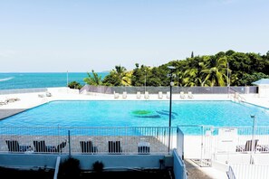 Pool - Ocean view condo with pool & fits 3 (Fajardo)
