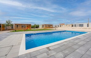 Una piscina riscaldata