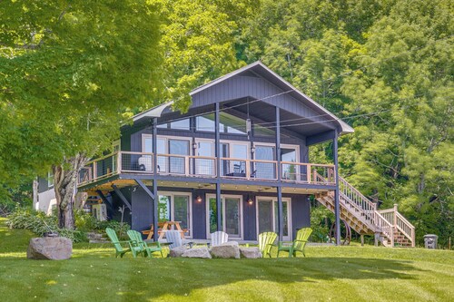 Seymour Lake Across St! Scenic Home w/ Hot Tub
