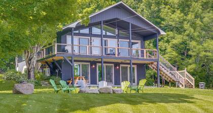 Seymour Lake Across St! Scenic Home w/ Hot Tub