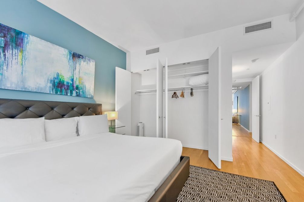1 bedroom, iron/ironing board, bed sheets
