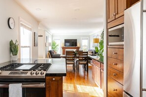Fridge, microwave, oven, stovetop - Family Home - 2 Full Kitchen, Sauna, Sleeps 12-14 (Salt Lake City)