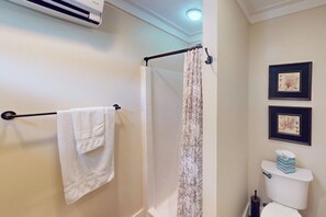 Hair dryer, towels