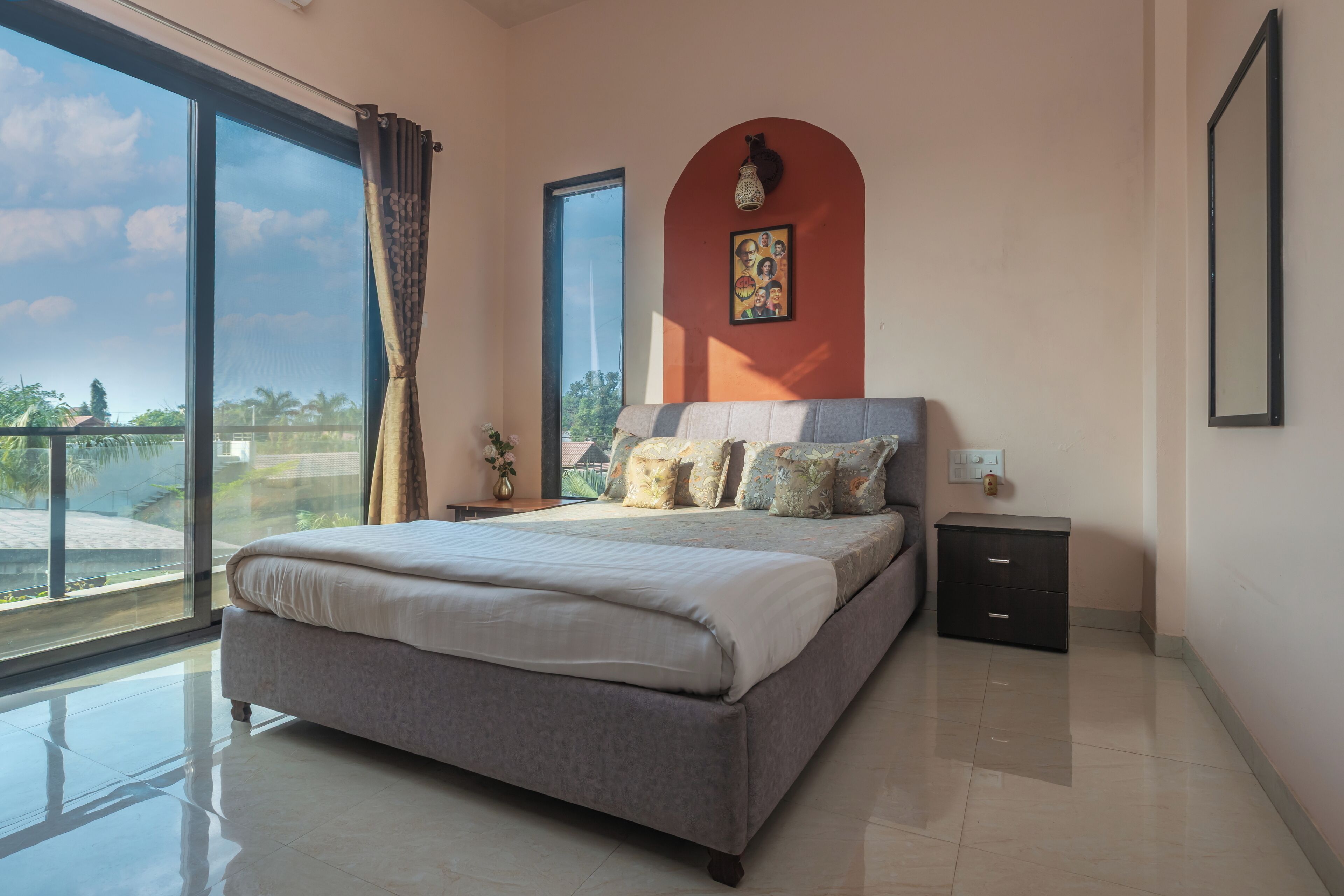 Sábanas de algodón egipcio, ropa de cama de alta calidad y wifi gratis 