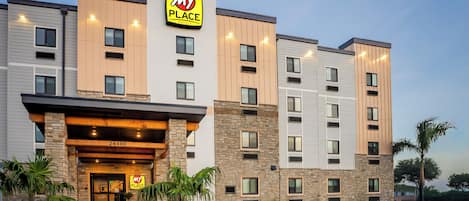 Front of property – evening/night