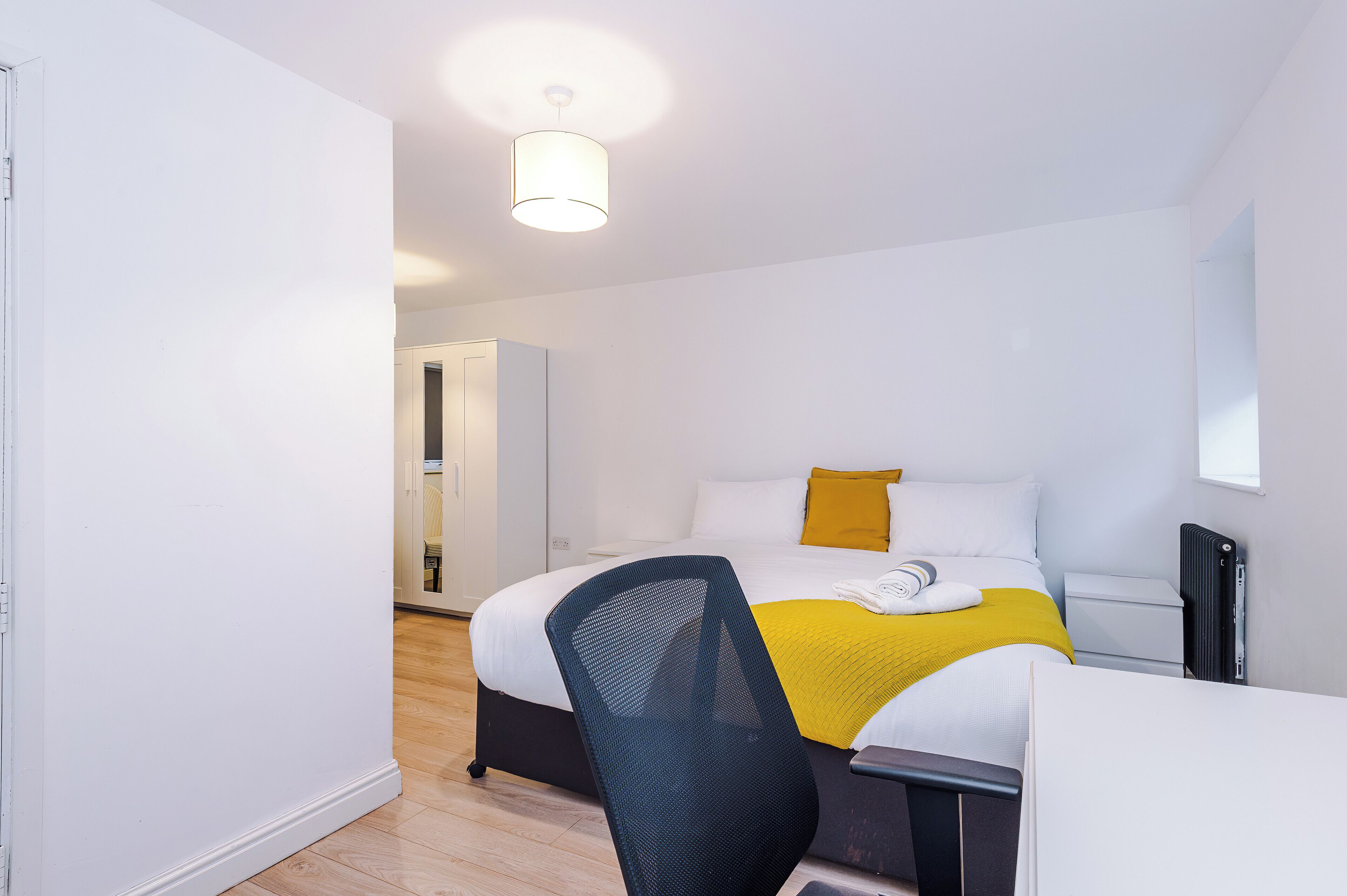 Blackout drapes, iron/ironing board, free WiFi