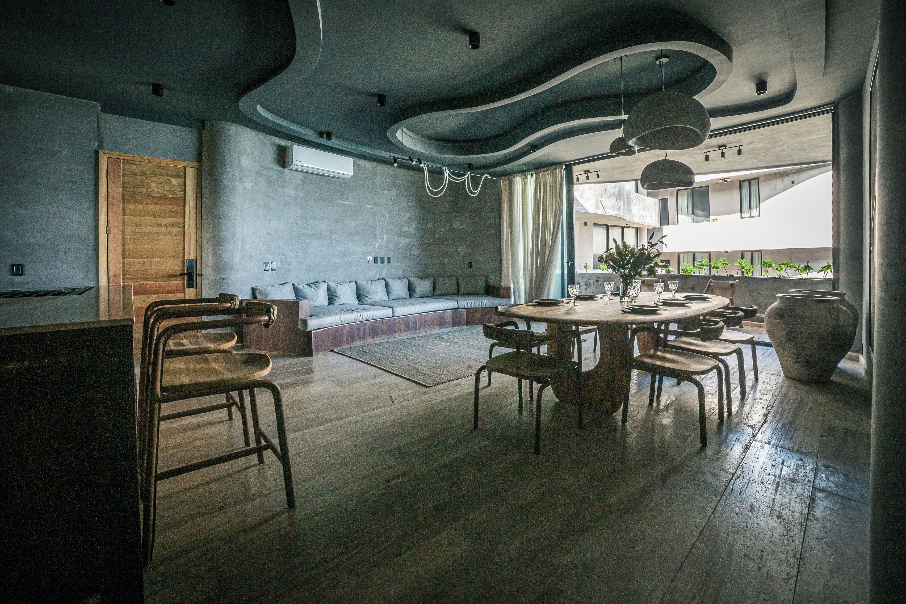 Apartamento, 3 quartos, sacada, vista para o mar | Área de estar