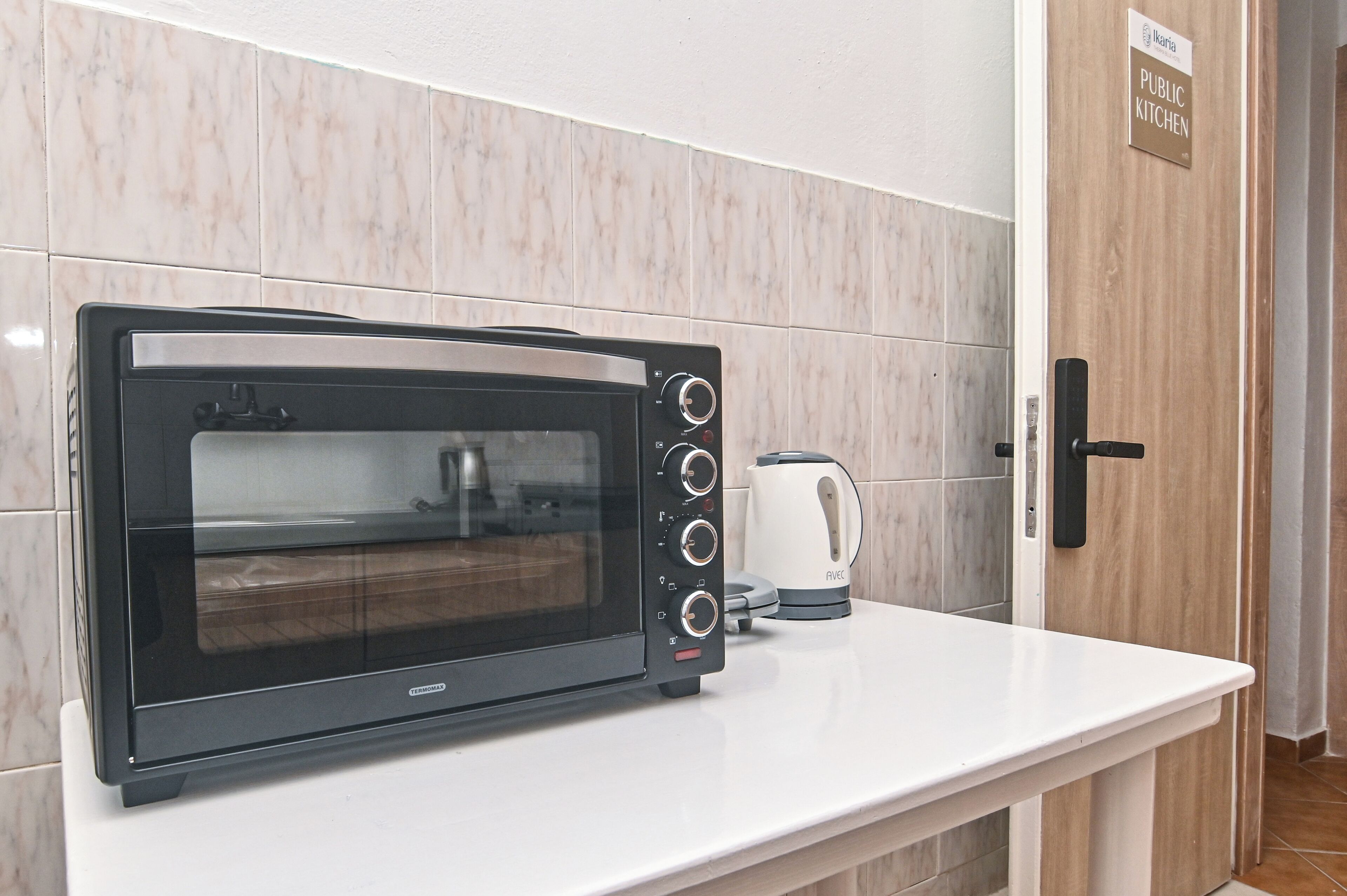 Shared fridge, microwave