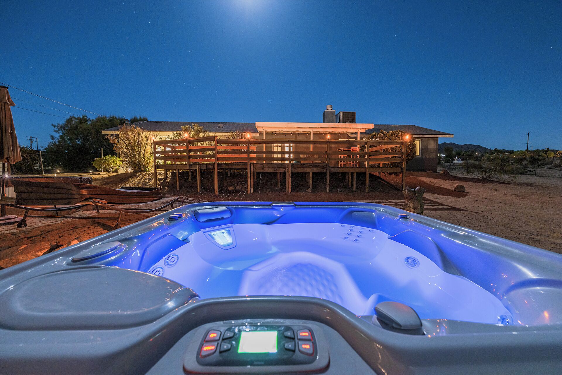 Idromassaggio all'aperto