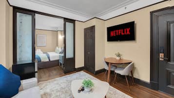 1 室のベッドルーム、アイロン / アイロン台、旅行用ベビーベッド、WiFi (無料)