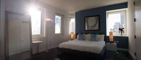 Bügeleisen/Bügelbrett, kostenloses WLAN, Bettwäsche