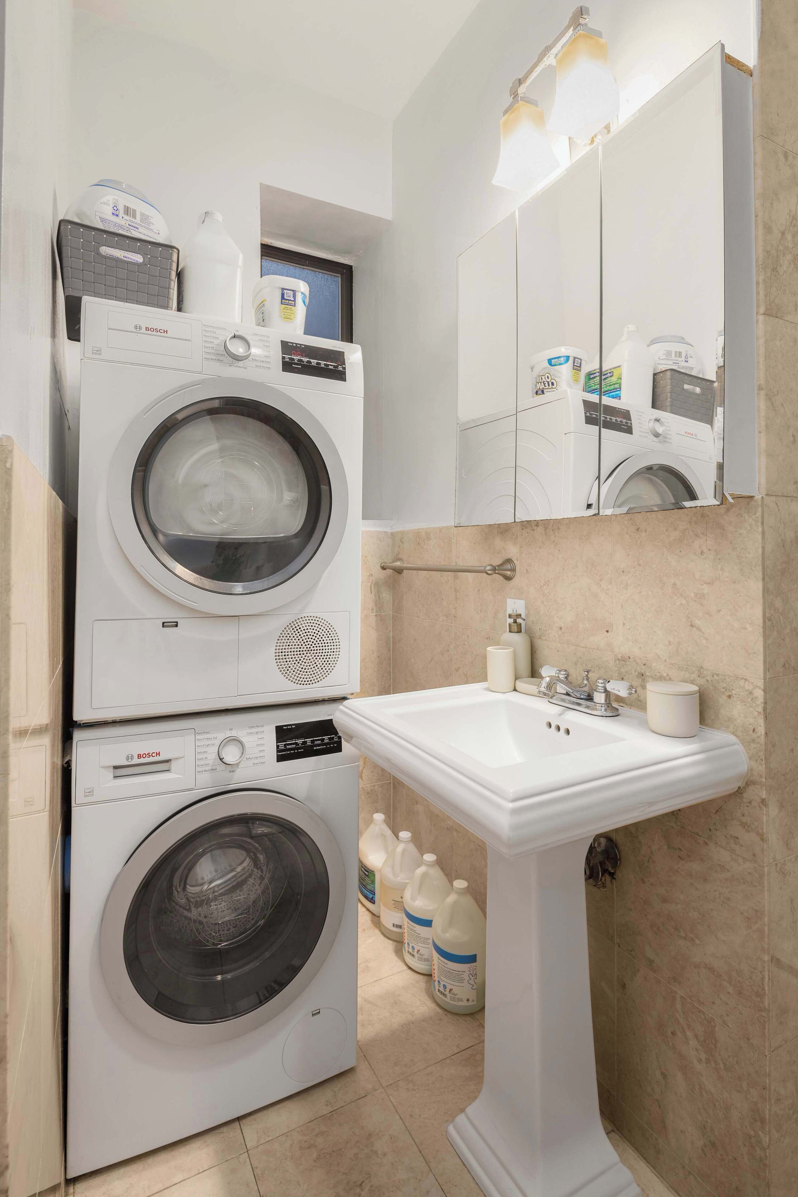 Een douche, een haardroger