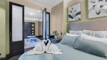 1 室のベッドルーム、アイロン / アイロン台、旅行用ベビーベッド、WiFi (無料)