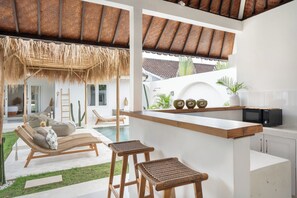 Interior - SAUDARA PALM *Full-Time Private Butler* Villa on Eat Street (Seminyak)