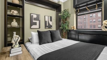 1 chambre, fer et planche à repasser, lit parapluie, Wi-Fi gratuit