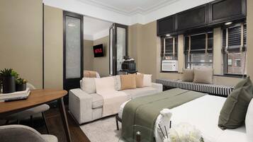 1 bedroom, iron/ironing board, travel crib, free WiFi