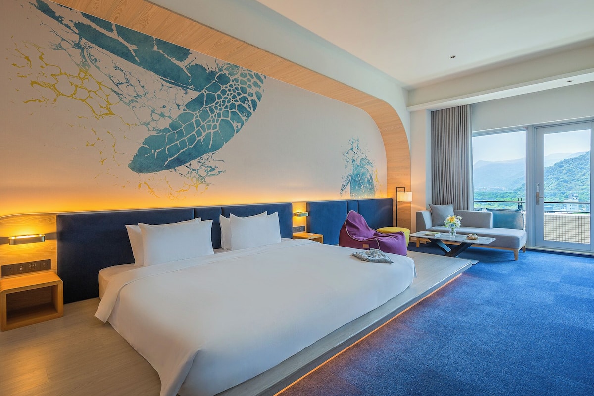 Quarto casal standard, vista para a montanha | Cofres nos quartos, cortinas blackout, quartos à prova de som