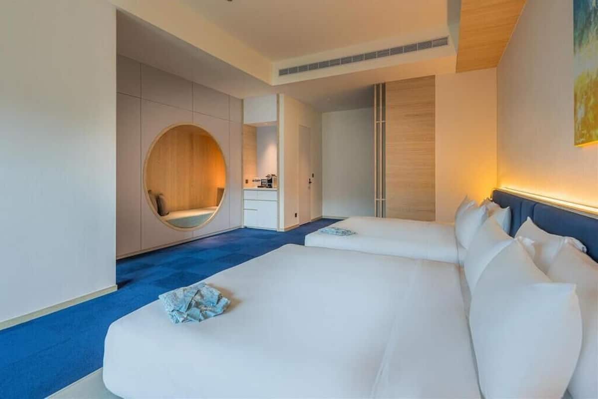 Superior Quadruple Room | In-room safe, blackout drapes, soundproofing, WiFi (free)
