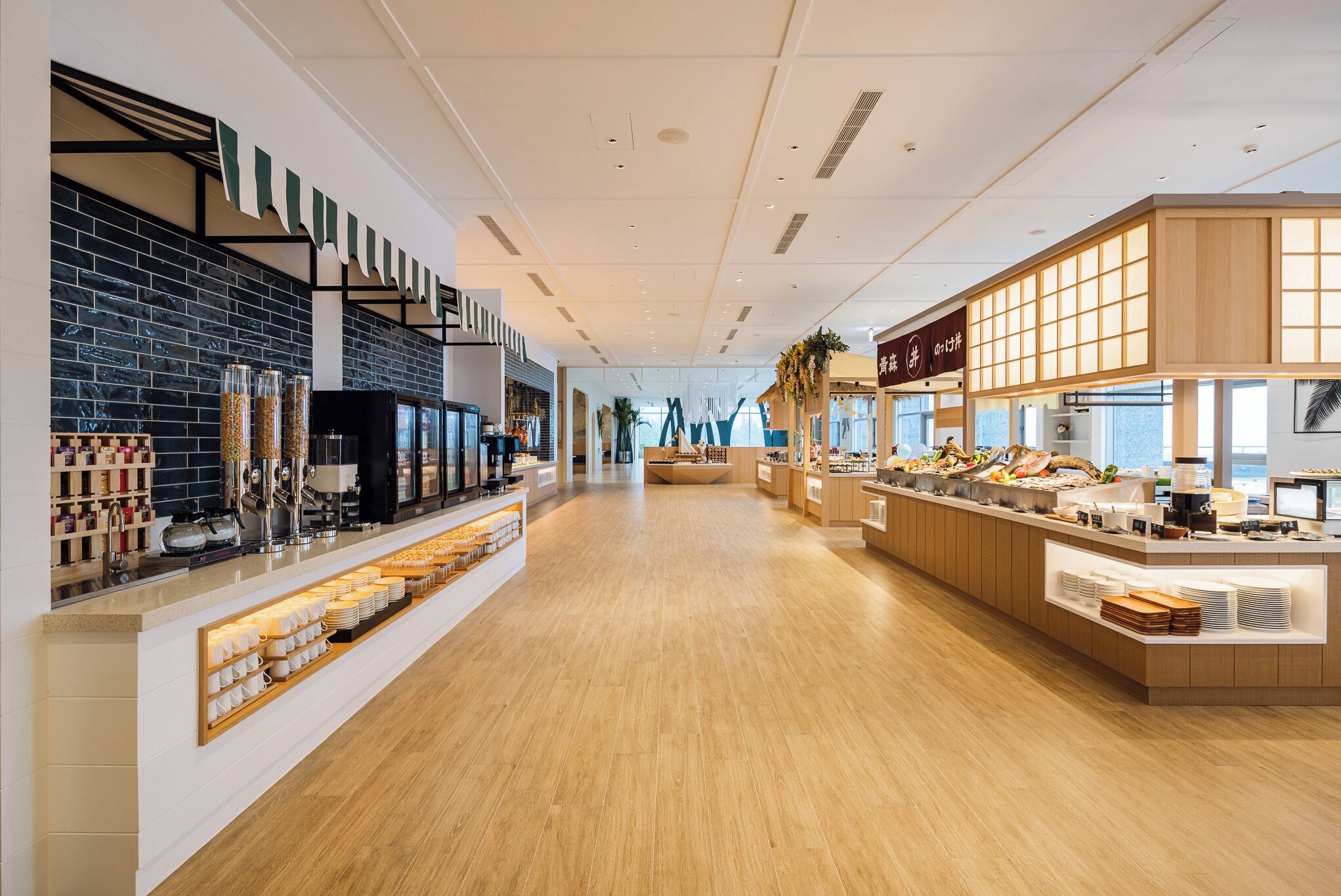 Free daily self-service breakfast 