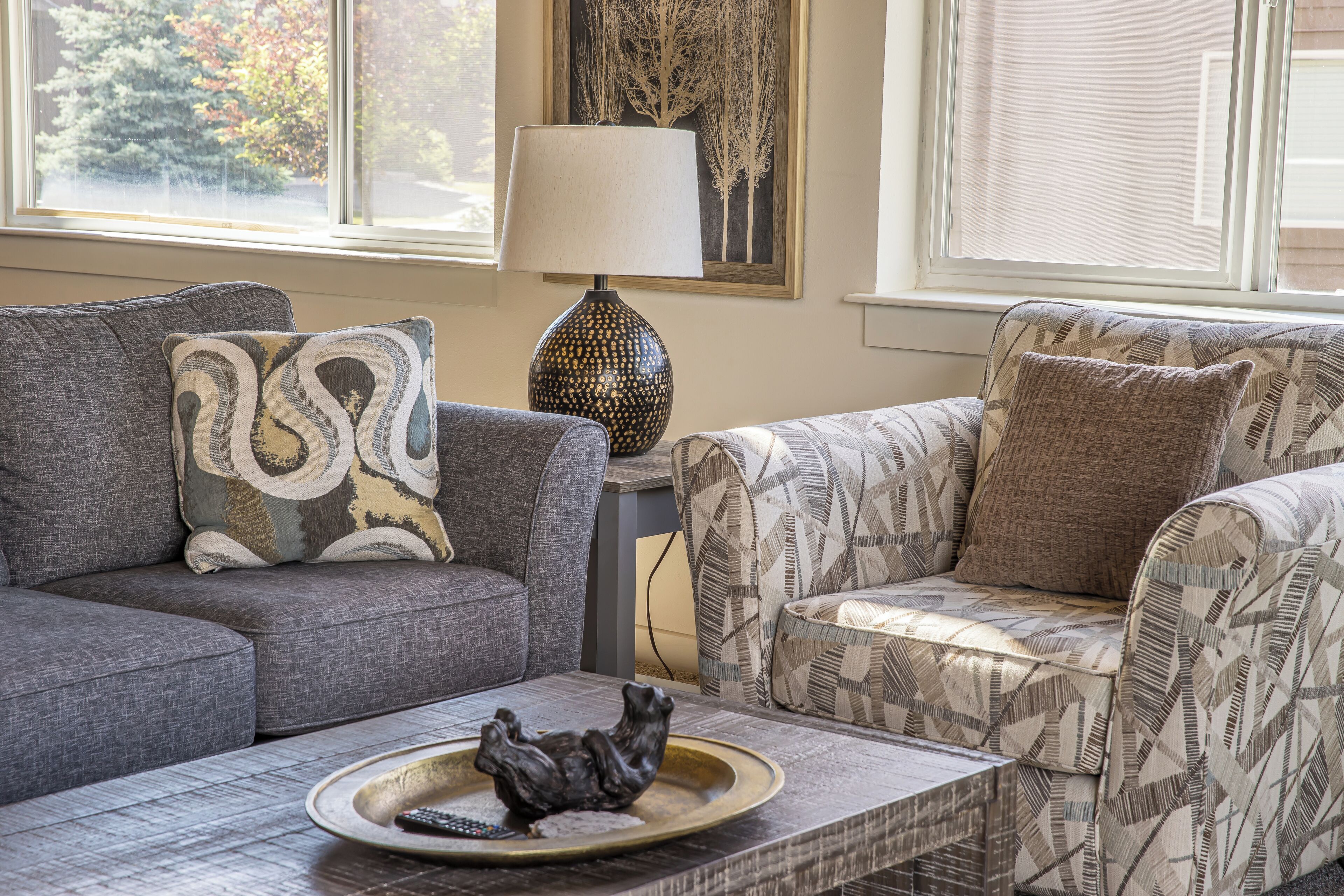 TV connectée, cheminée