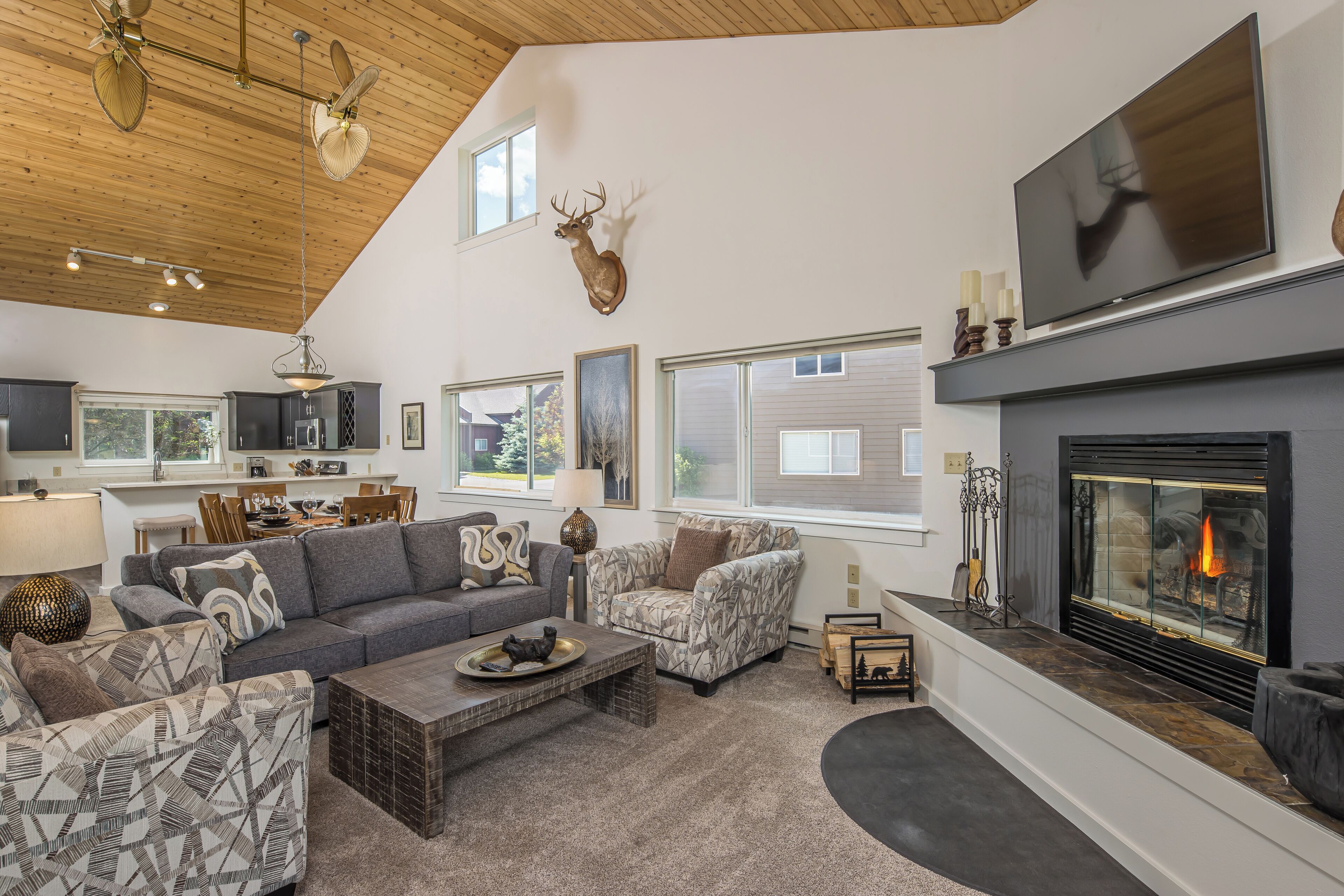 智能電視、壁爐