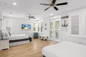4 chambres, bureau, Wi-Fi gratuit, draps fournis