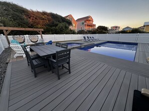 Family House, Private Bathroom, Ocean View (Topsail Beach Sunsets) | Outdoor pool - Top Sail Beach Sunsets (Sneads Ferry)