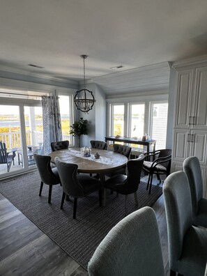 Family House, Private Bathroom, Ocean View (Topsail Beach Sunsets) | Dining - Top Sail Beach Sunsets (Sneads Ferry)