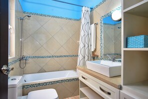 Towels, soap, toilet paper