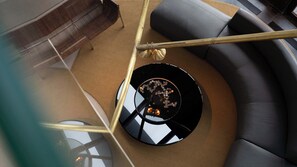 Premium Villa, River View | Living room | Heated floors - XIN HOTEL (Hangzhou)