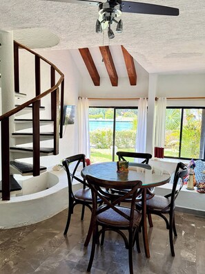 Dining - Duplex with marina view in Puerto Aventuras (Puerto Aventuras)