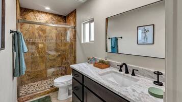 Shower, hair dryer