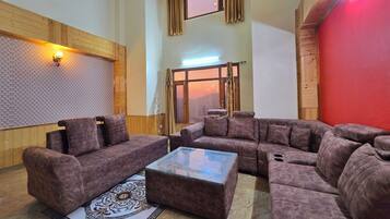 Sittområde i lobbyn