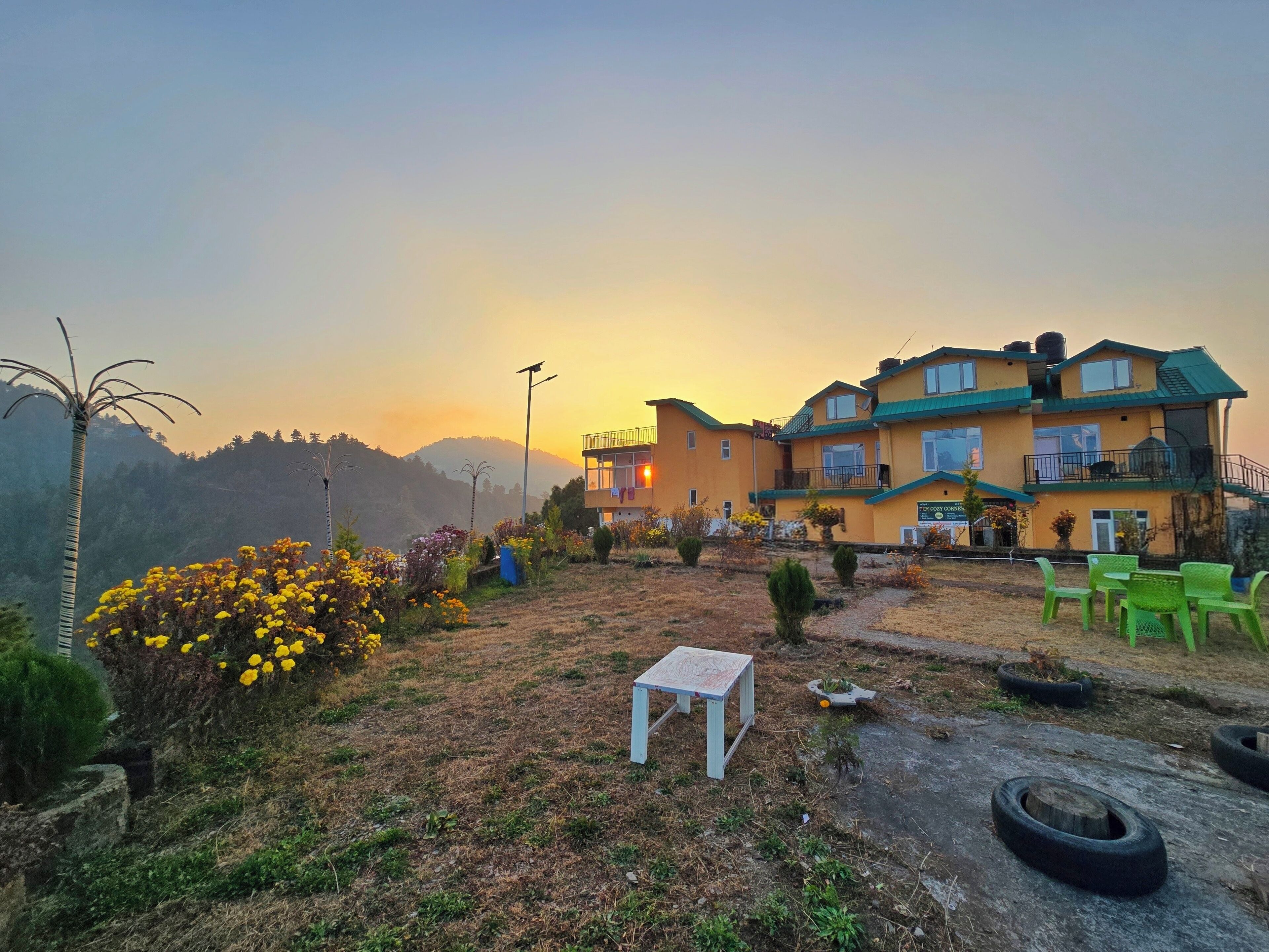 Façana frontal de l'allotjament