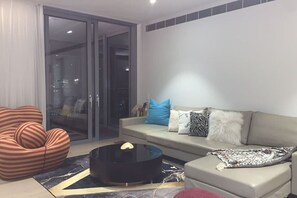 TV - Waterfront CBD luxury 3Br  with Parking for 8 ppl (Barangaroo)