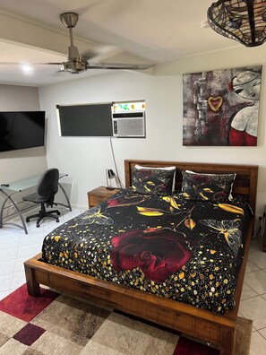 1 chambre, fer et planche à repasser, Wi-Fi gratuit, draps fournis