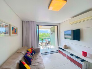 Comfort Apartment | Living area - Carneiros Beach Resort by CTA (Tamandaré)